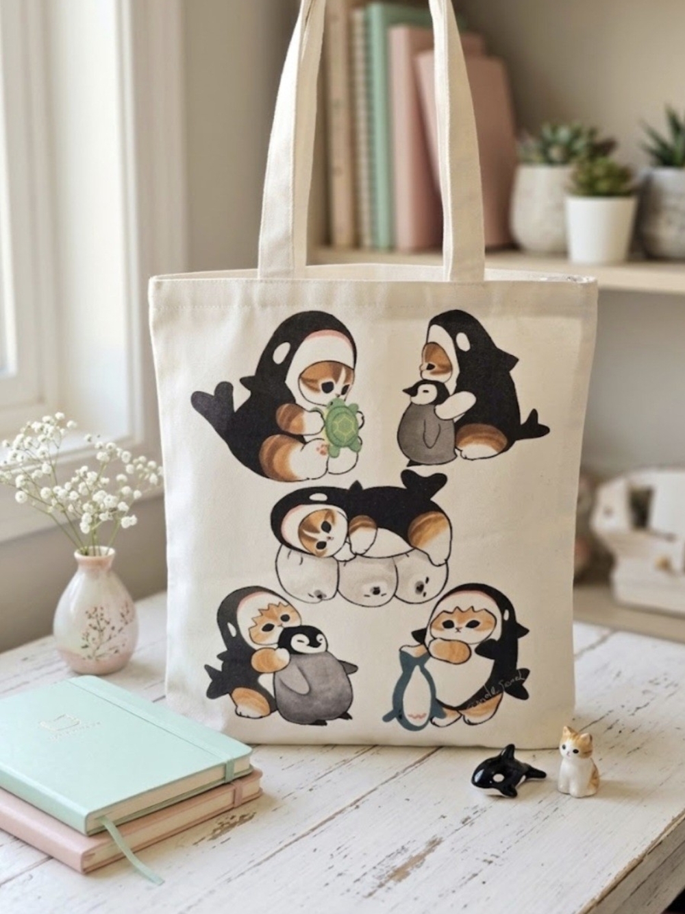 Mofusand Canvas Tote